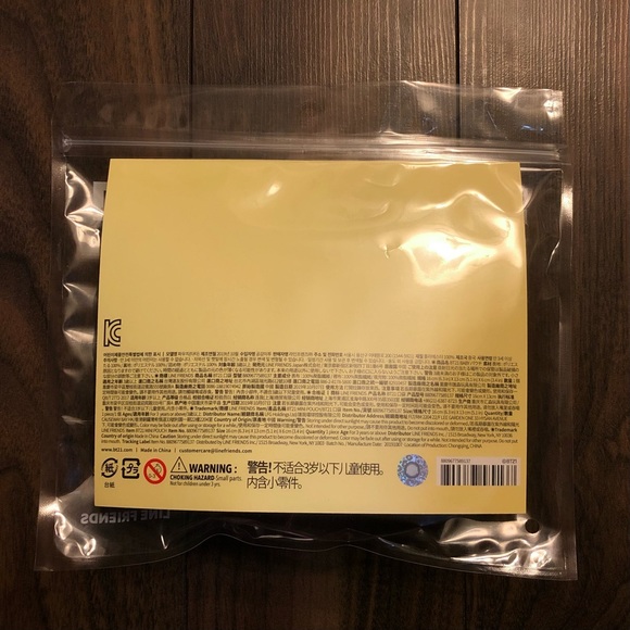 LINE FRIENDS BT21 BTS Official Baby Tata Flat Small Pouch Coin Purse Plu… - Picture 6 of 9